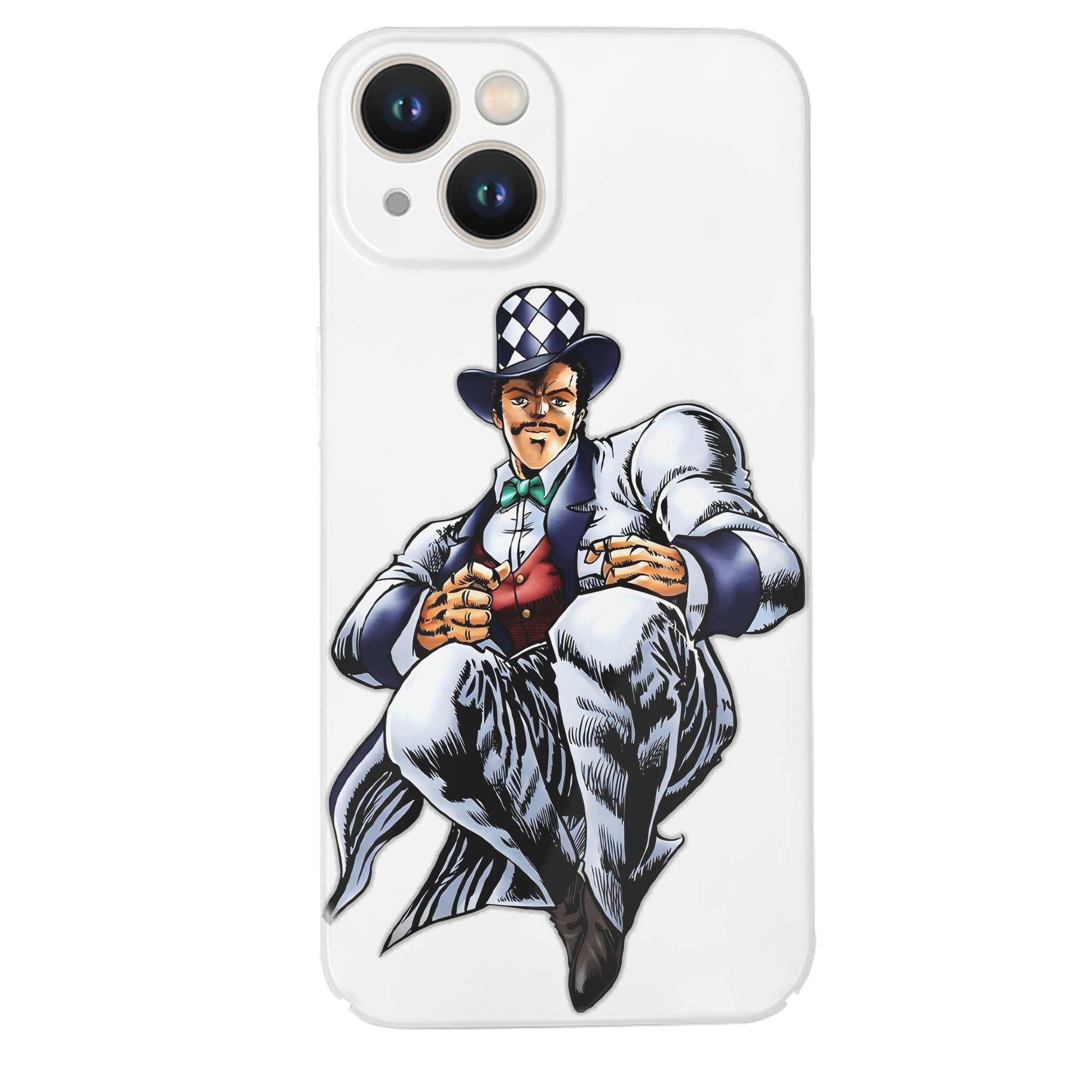 （画像用） ジョジョの奇妙な冒険 ウィル?アントニオ?ツェペリ JoJo's Bizarre Adventure Will Anthonio Zeppeli 【iPhone 14シリーズ対応】ハードケース